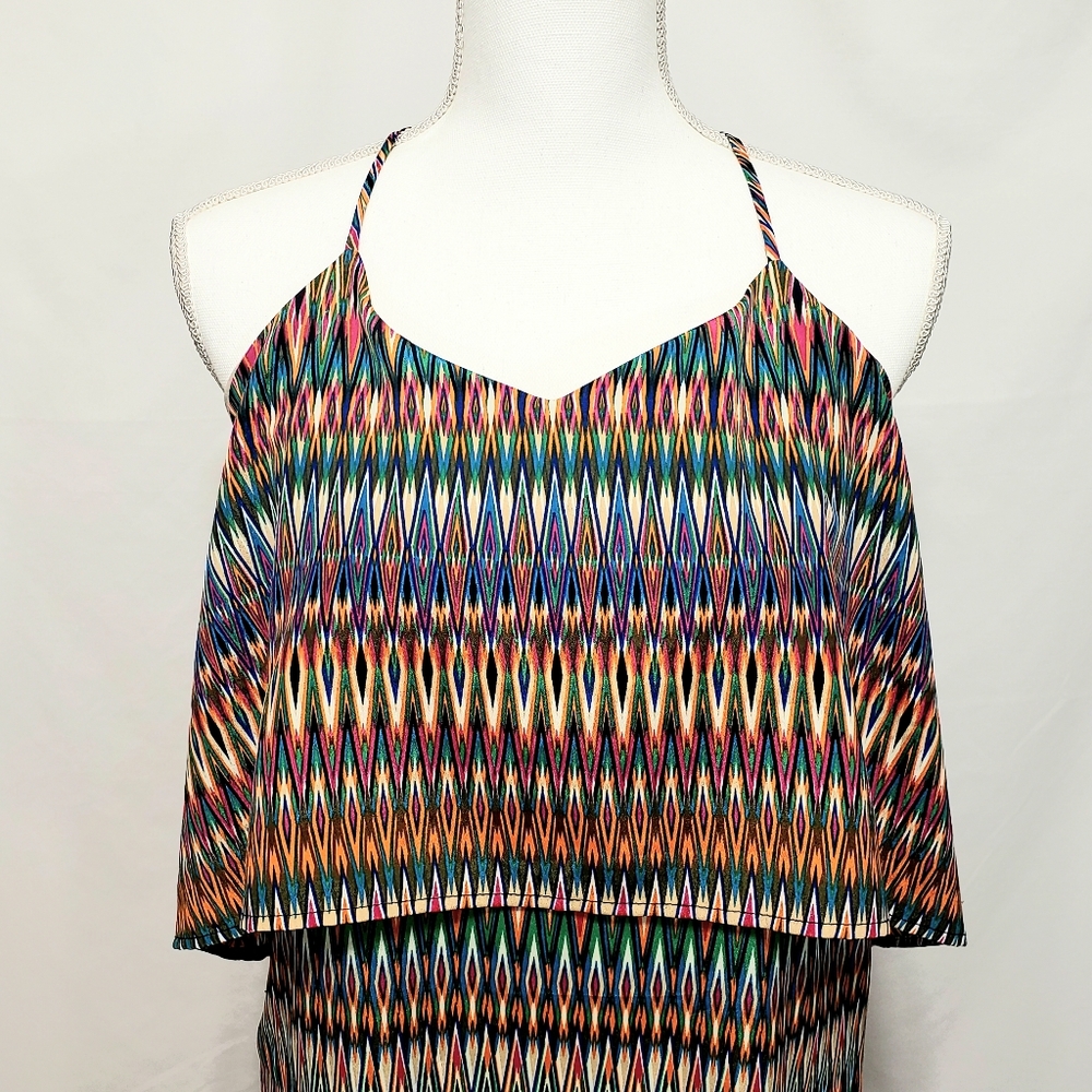 Everly Tiered Dress Sz Small EUC - Picture 3 of 7